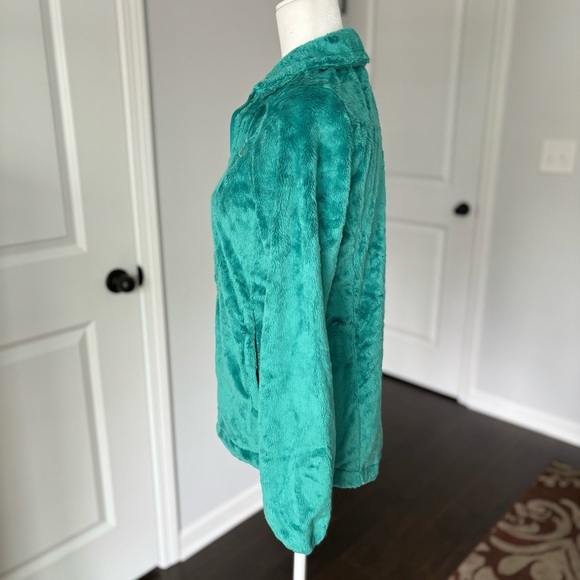 The North Face Full Zip Osito Fleece Jacket Women’s Porcelain Green Small - Picture 4 of 12
